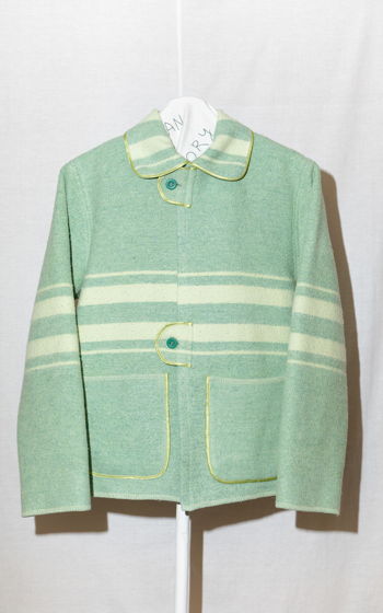 Зелёный Жакет с Полосками/Grass Green Jacket