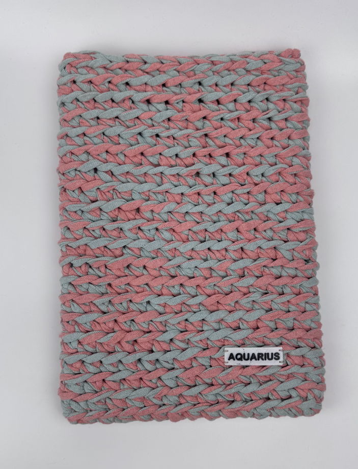 Чехол для ноутбука MacBook 13” розово-бирюзовый