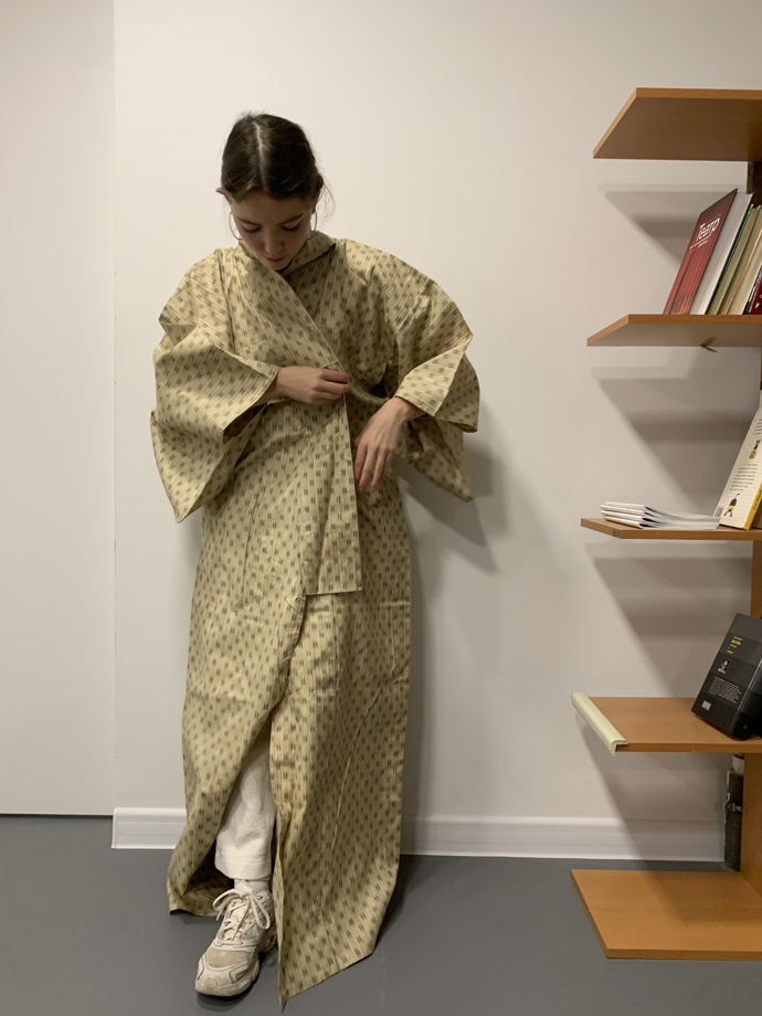 Винтажное кимоно (длинное)