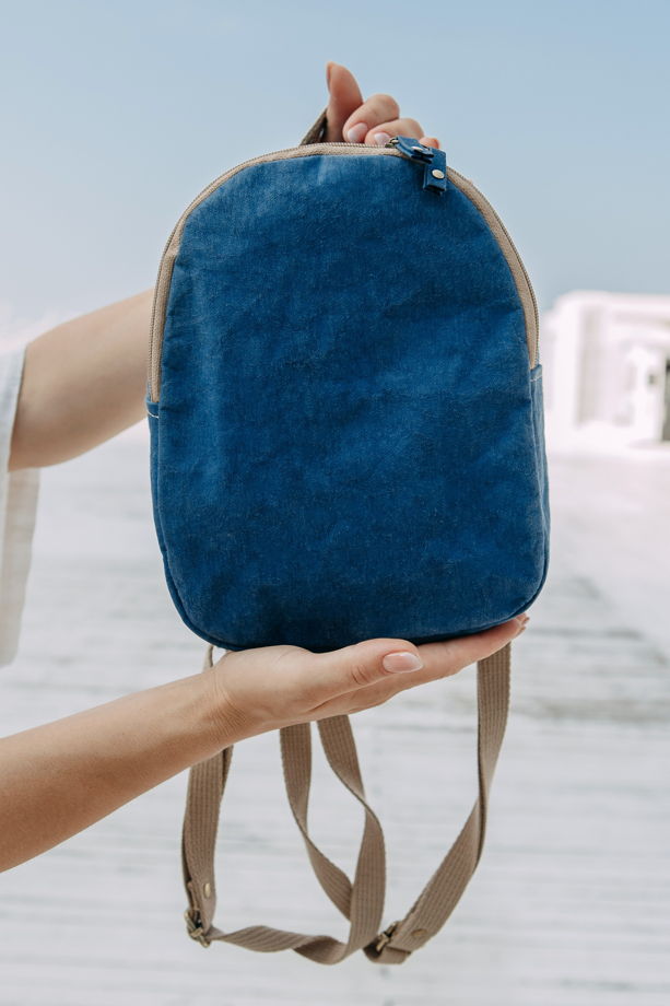 Рюкзак цвет сапфир. модель "Stone mini"