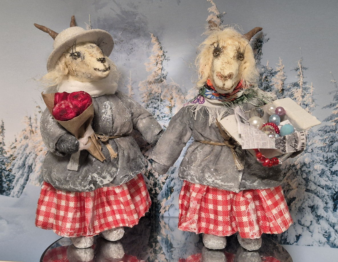 Ватная игрушка. Коза. Символ 2027 года