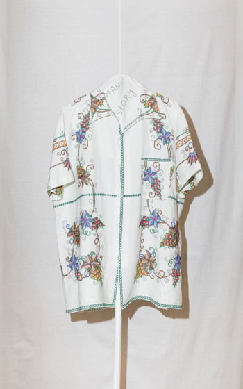 Рубашка с Листьями Винограда/Grape Leaves Short Sleeve Shirt