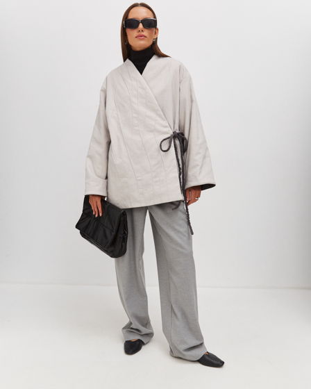 Утепленное двусторонне кимоно