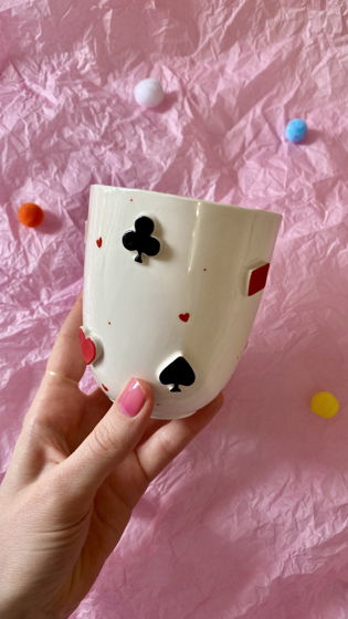 Стакан «Карточные масти»