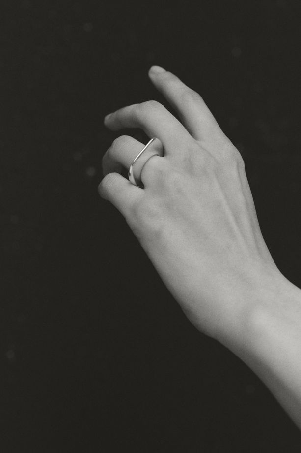 Кольцо : Плоское || серебряное