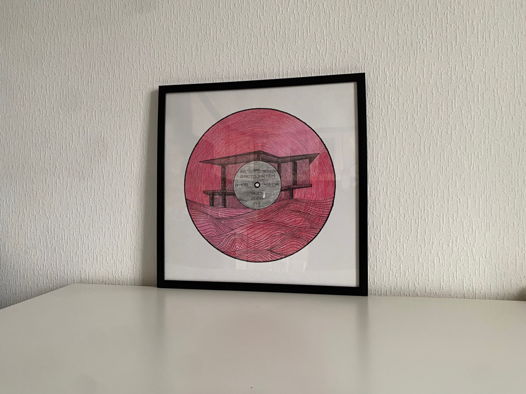 Зрительный’ А3 Архитектурная абстракция Виниловая пластинка