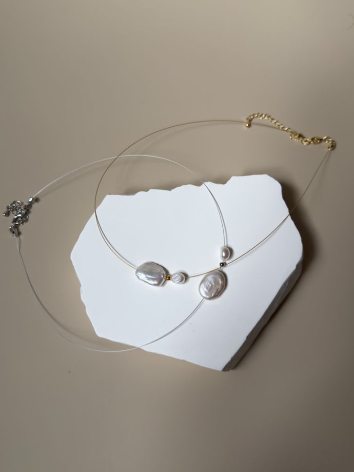 чокер [ lovers ] с натуральным жемчугом