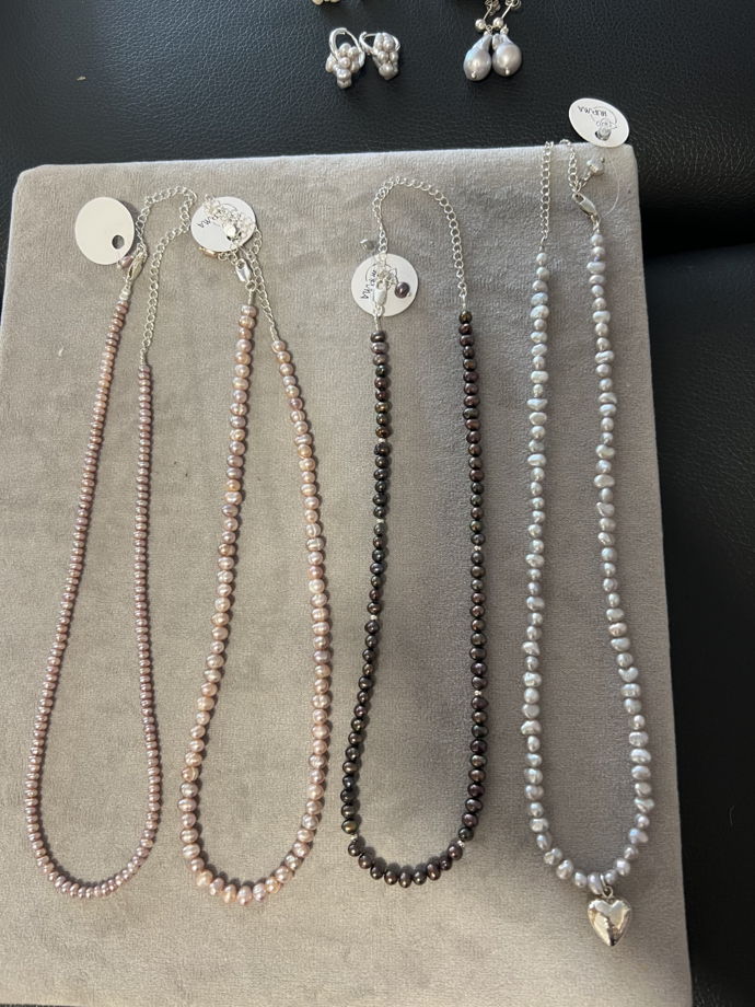 Чокер из натурального жемчуга