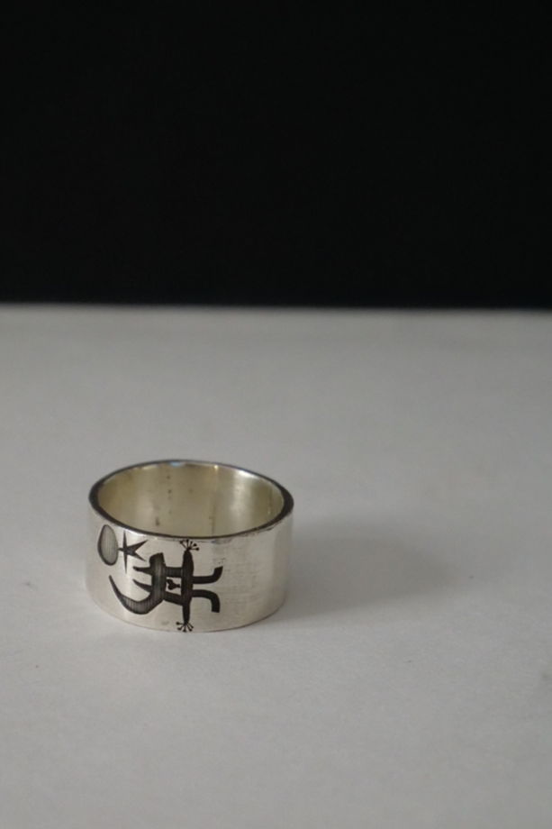 Серебряное кольцо с картинкой