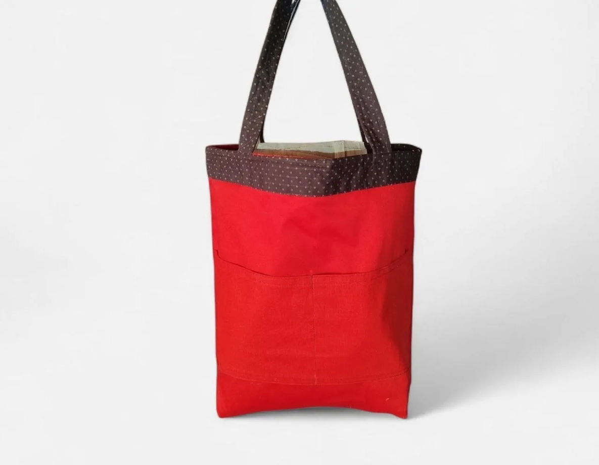 Сумка шоппер из переработанного денима ручной работы, авторская