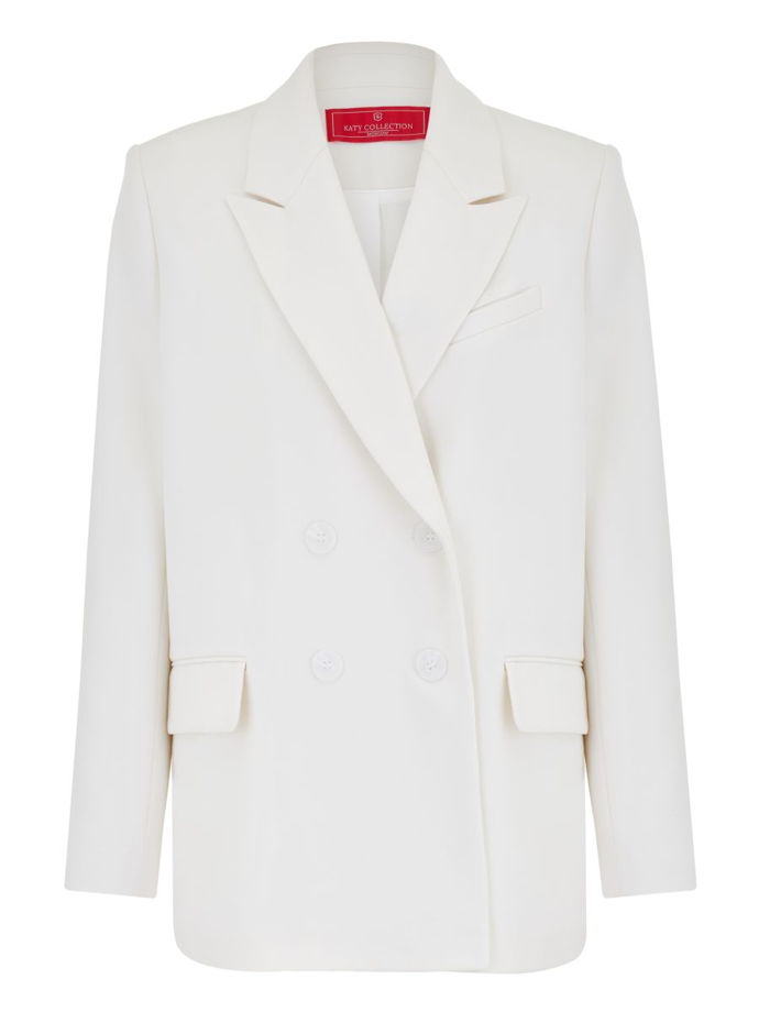 Двубортный прямой жакет