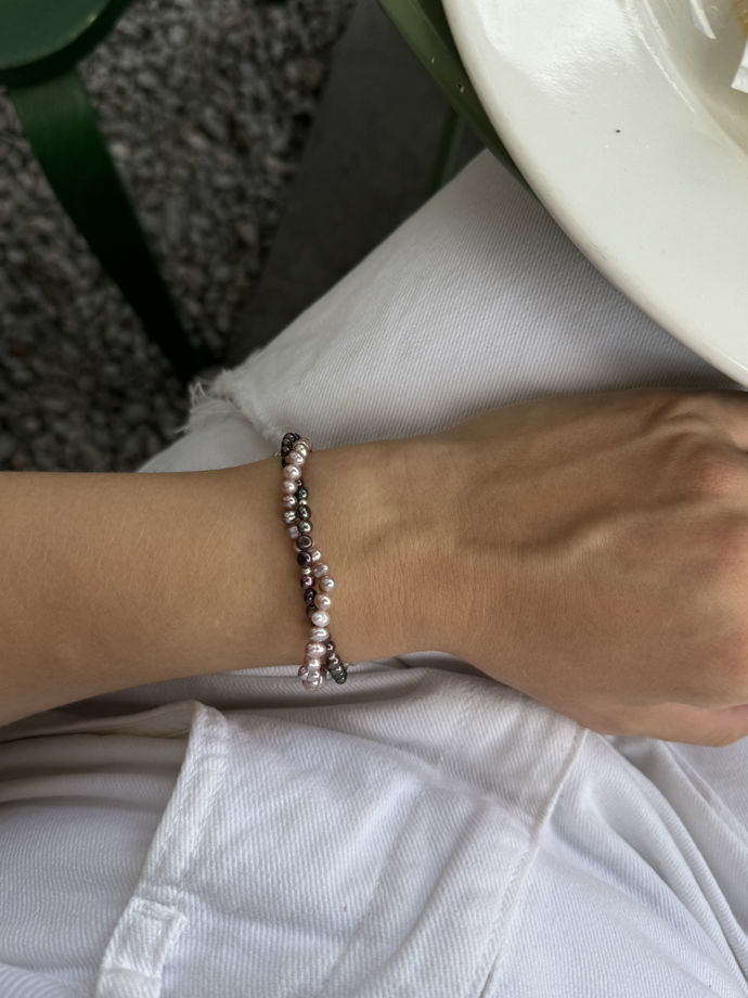 Браслет из натурального жемчуга