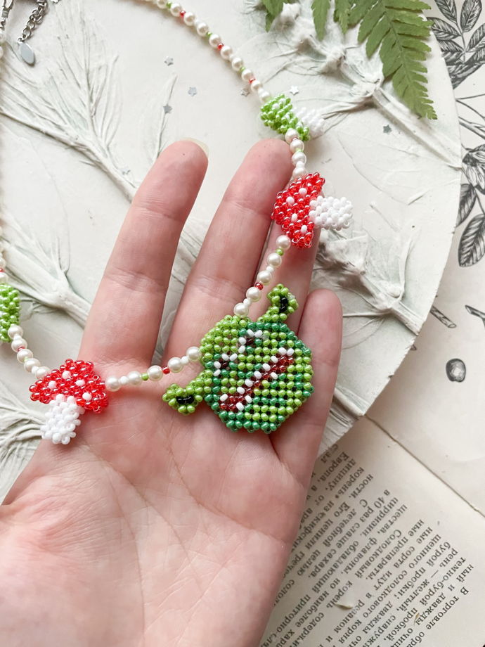 Чокер с Шреком и грибами