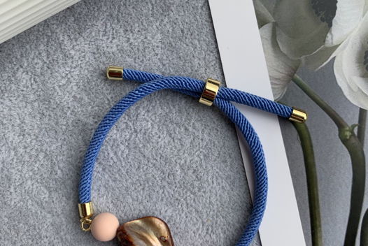 Браслет с натуральным жемчугом, жемчугом Майорка и подвеской с фианитами «Золотая звезда»