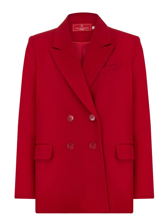 Двубортный прямой жакет