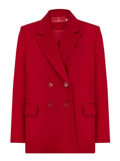 Двубортный прямой жакет