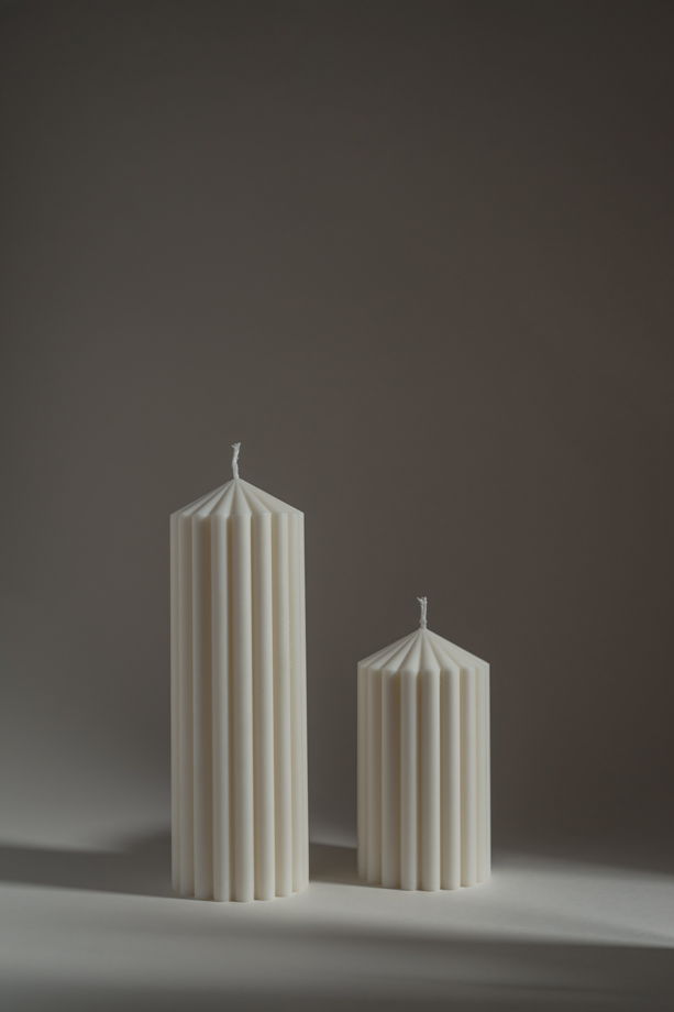 Набор формовых свечей ручной работы "Cylinder"