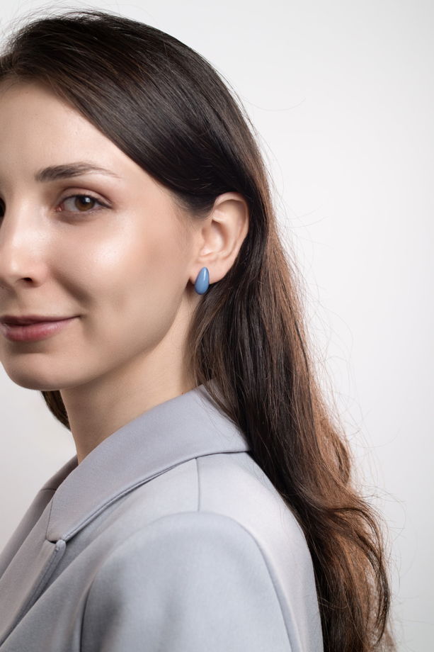 Серьги пусеты «Капля»