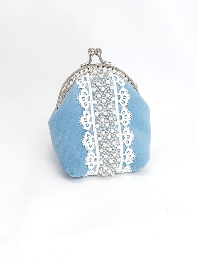 Женский кошелек велюр