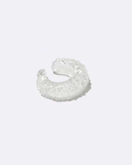Кафф из стекла Sour Glaze Текстурный Прозрачный