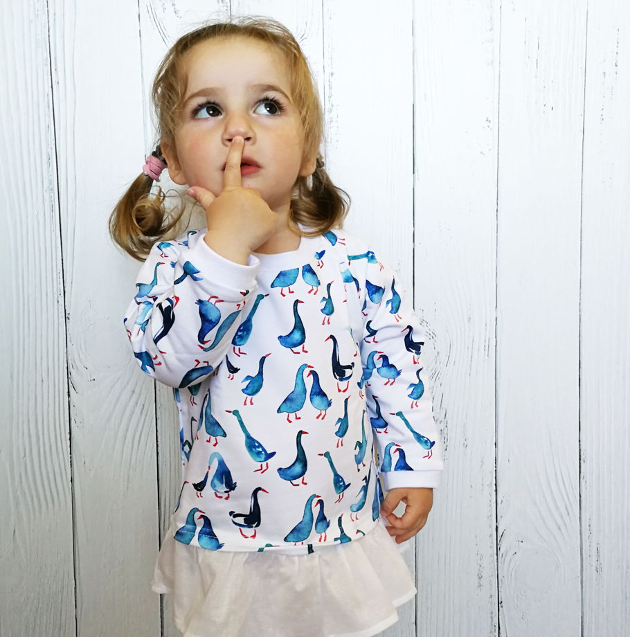 Детское свитшот-платье с авторским притом(в ассортименте)