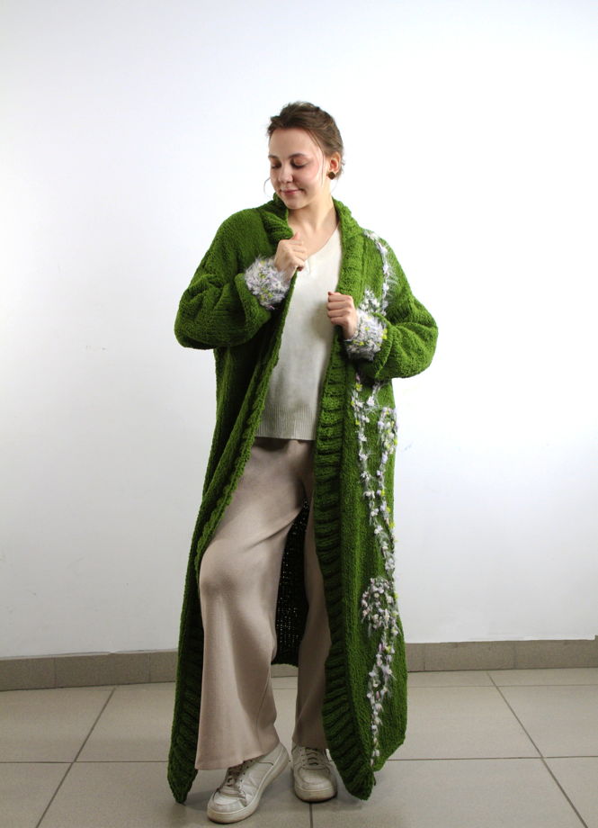 Вязаный Кардиган "Пять подмотов"