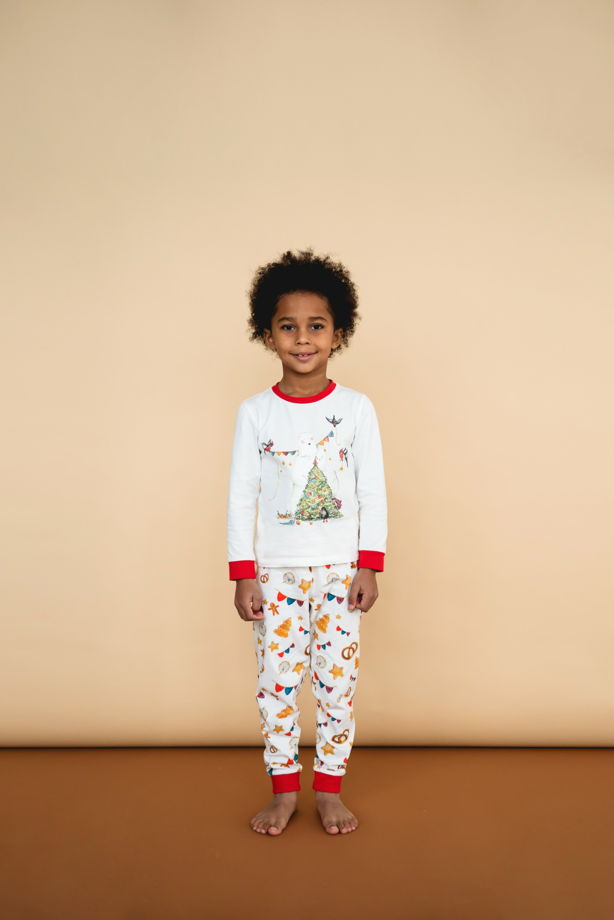 Детская пижама с авторским принтом "Скоро новый год"