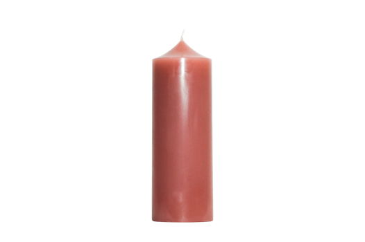 Декоративная свеча SIGIL гладкая 170*60 цвет Коралловый