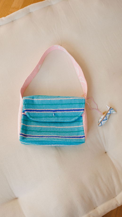 Сумка Розовая в Полоску/Striped and Pink Bag