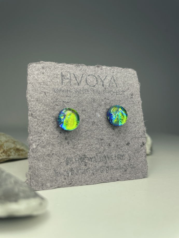 Серьги HVOYA из стекла