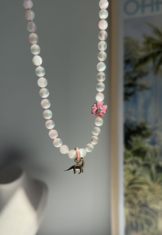Колье с селенитом LEI DINOS WAIKIKI