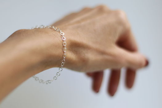 Серебряный браслет цепочка