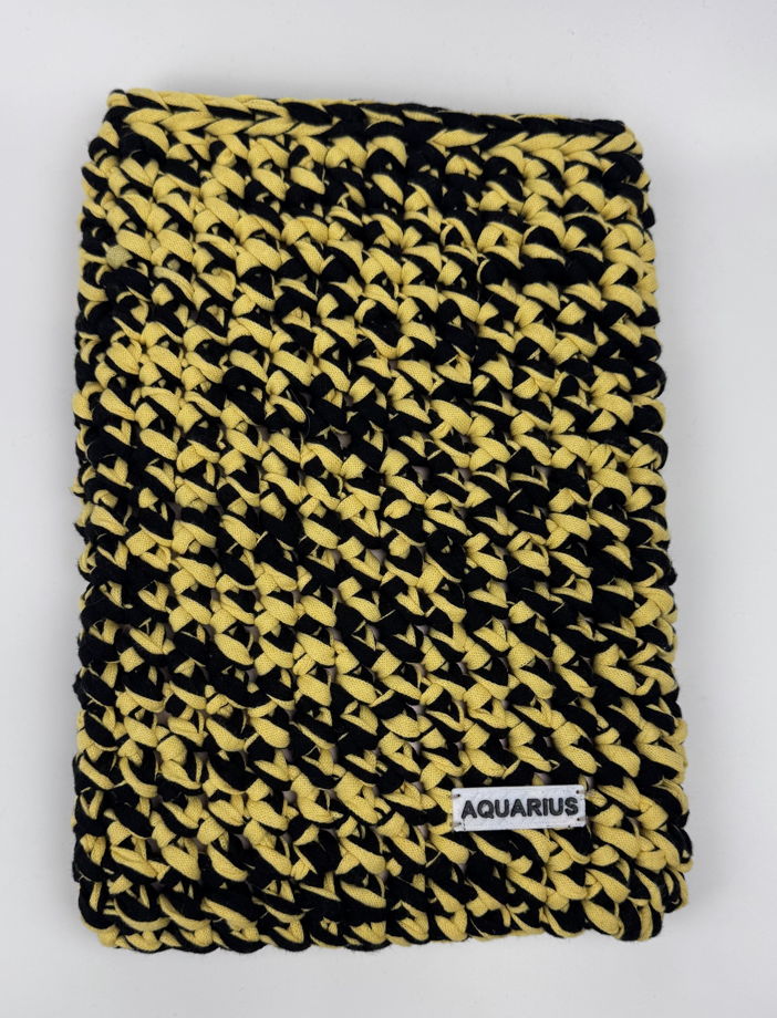 Чехол для ноутбука MacBook 13” и 14” черно-желтый