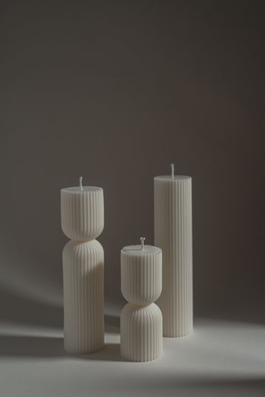 Набор формовых свечей ручной работы "Colonne"