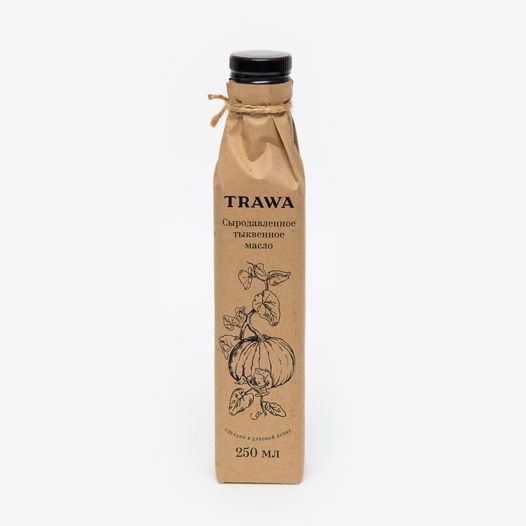 Сыродавленное тыквенное масло TRAWA, 250 мл
