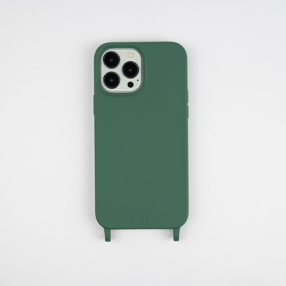 Зеленый чехол на iPhone HUNTER GREEN BIRKA CASES