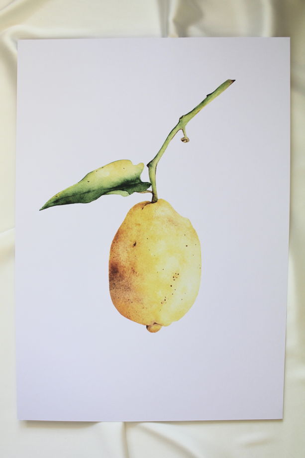 Плакат "Лимон", А3