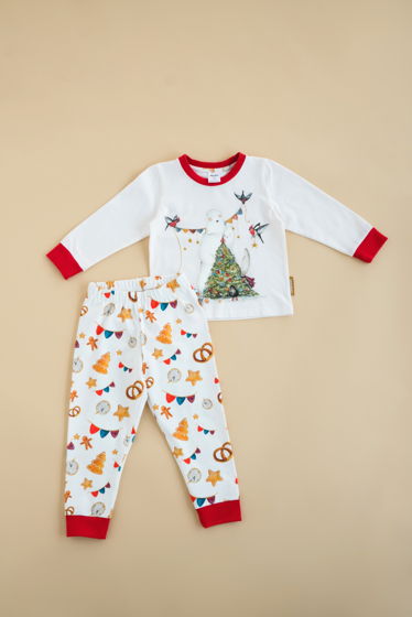 Детская пижама с авторским принтом "Скоро новый год"