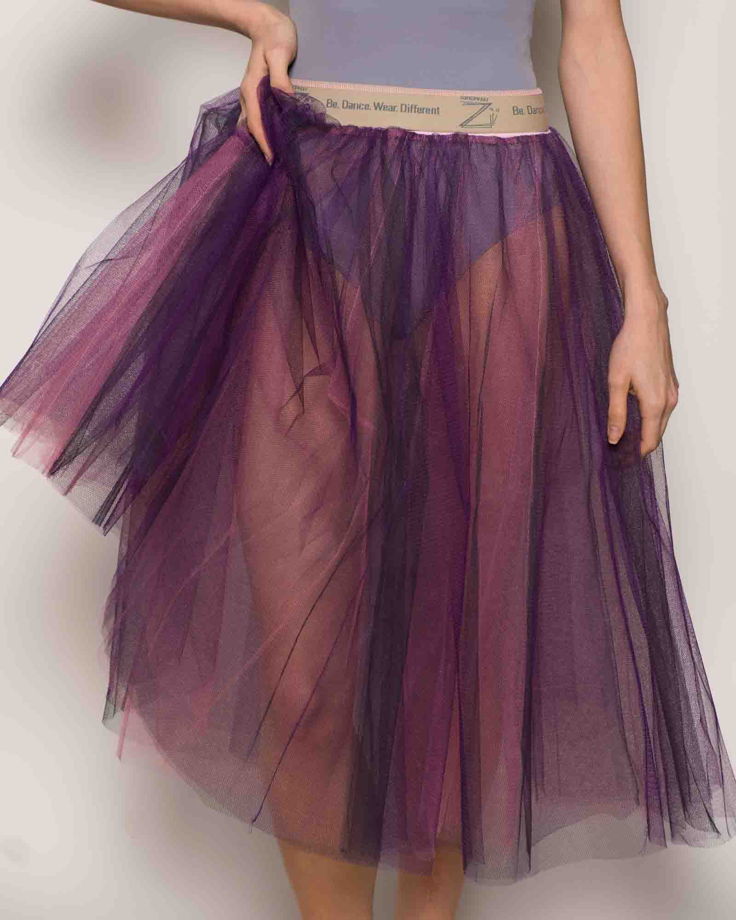 Репетиционная юбка-шопенка colour для танцев / хореографии