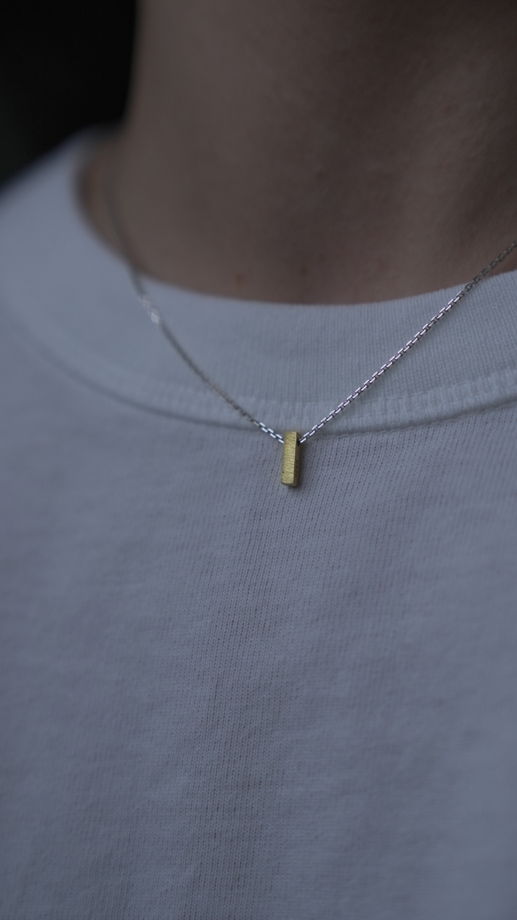 Кулон СЛИТОК из серебра