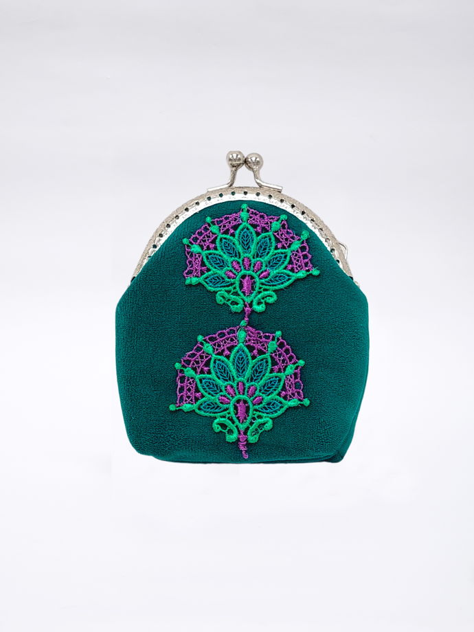 Женский кошелек велюр