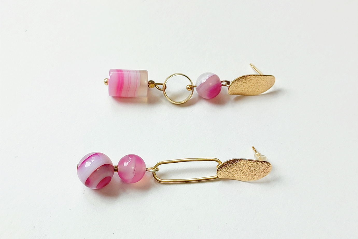 Серьги с агатом