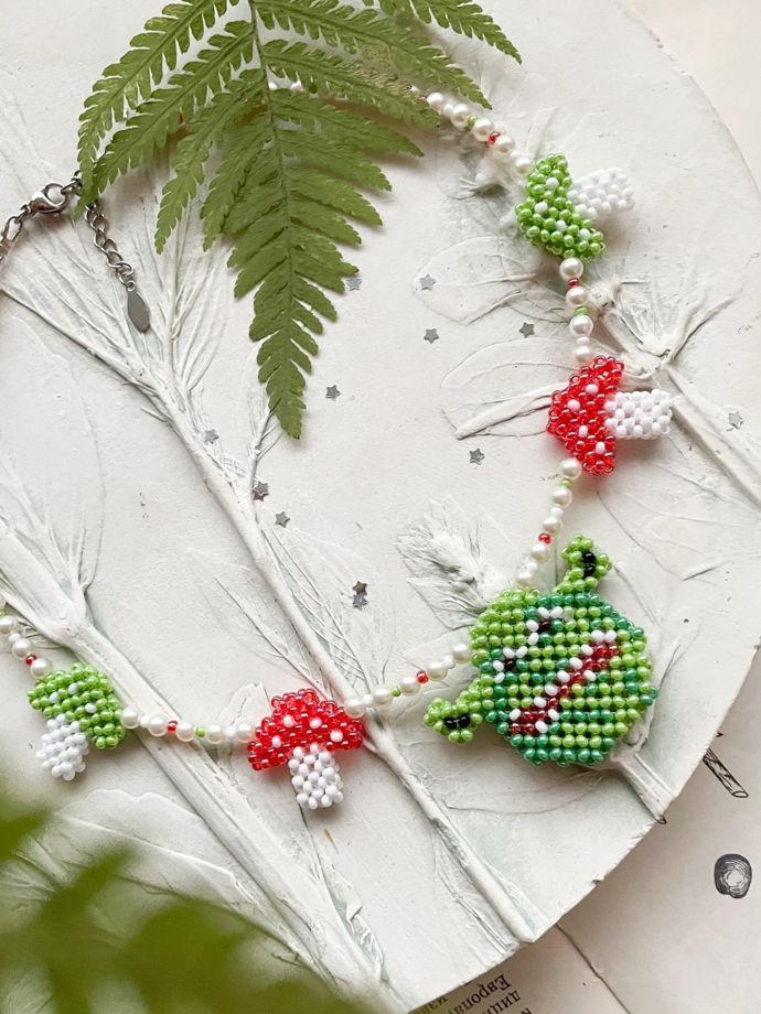 Чокер с Шреком и грибами