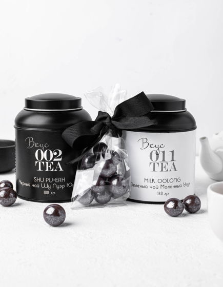 Подарочный набор элитного чая и конфеты Semari Delicious
