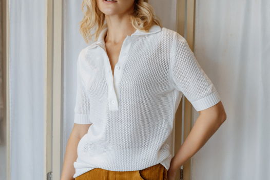 Джемпер с коротким рукавом