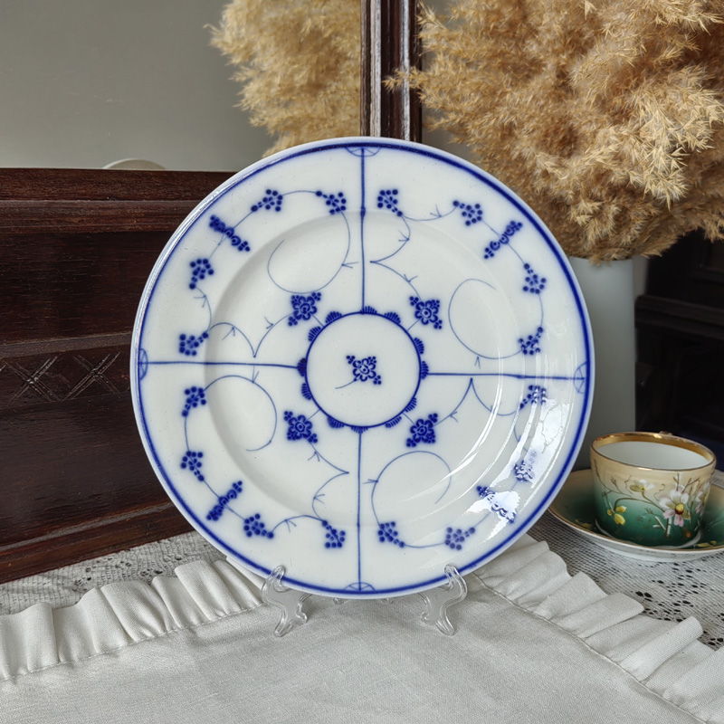 Тарелки Кобальтовый узор, Villeroy & Boch, Дрезден, Германия, 1874-1909 гг. (2 шт)