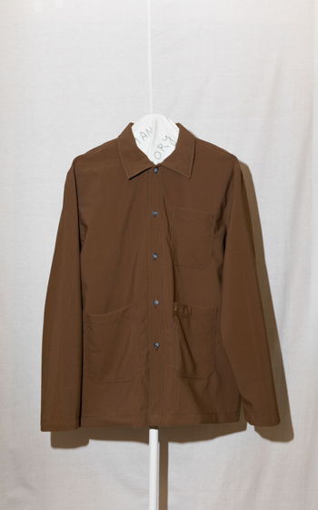 Темно-Коричневая Рубашка с Длинным Рукавом/Brown Corduroy Long Sleeve Shirt