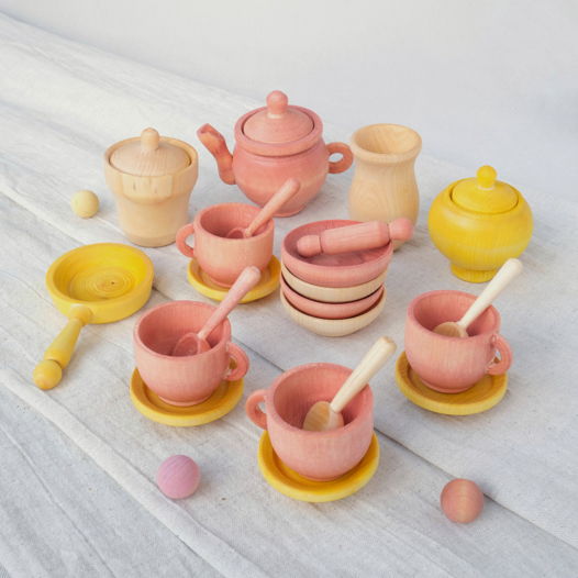 Набор посуды «Сладость» Посудка деревянная Чайный набор