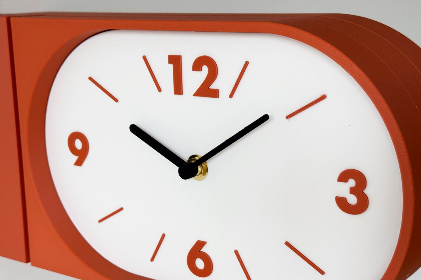 Настенные двусторонние часы, терракотовые