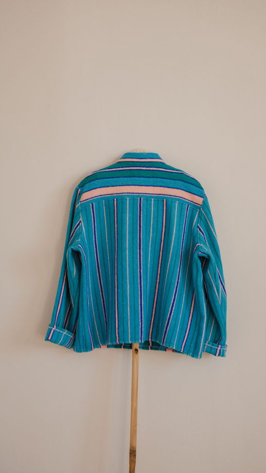 Полосатый Махровый Пиджак/Striped Towel Jacket